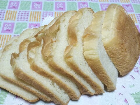 バターたっぷりプロテイン入り食パン☆